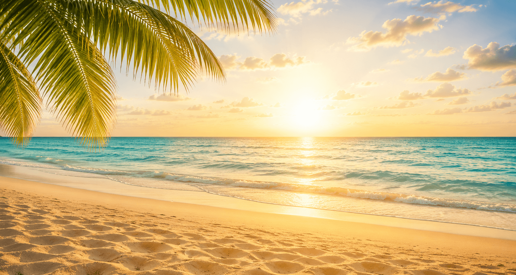Plage tropicale des Antilles - Univers Saveurs Créoles
