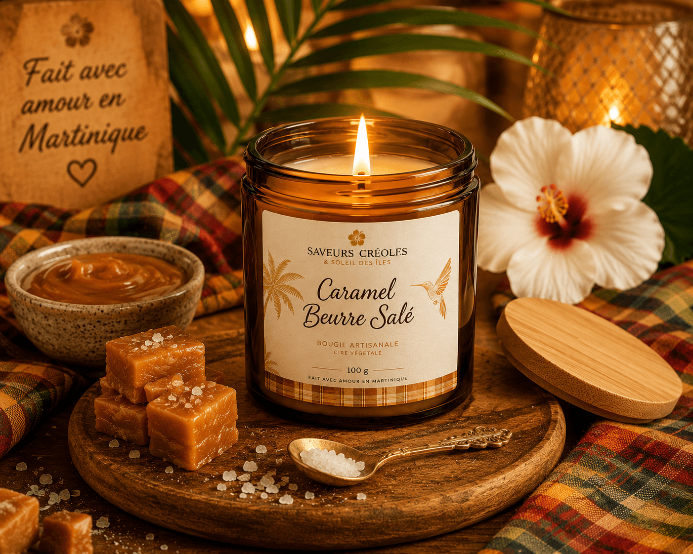 Bougie Caramel Beurre Salé - vue 3