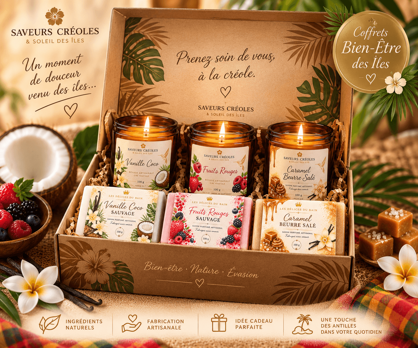 Coffret Bien-Être Saveurs Créoles