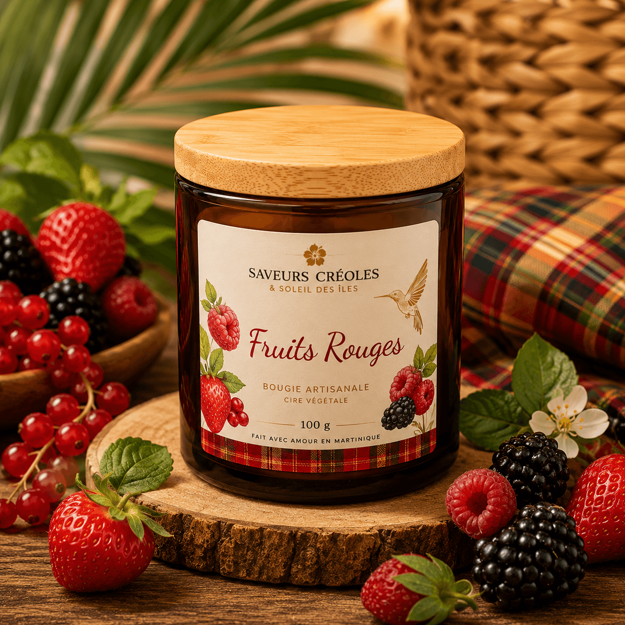 Bougie Fruits Rouges