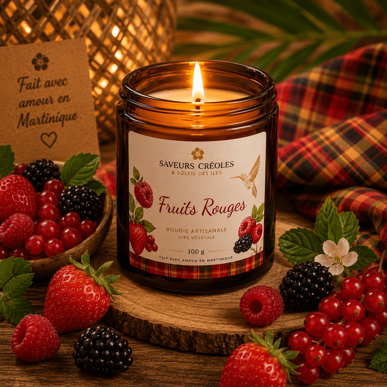 Bougie Fruits Rouges - vue 2