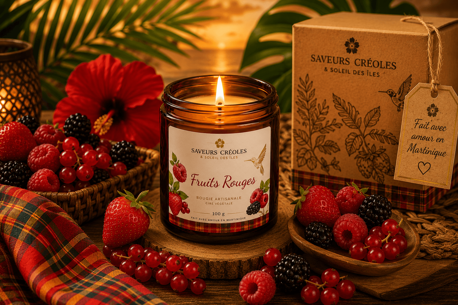 Bougie Fruits Rouges - vue 3
