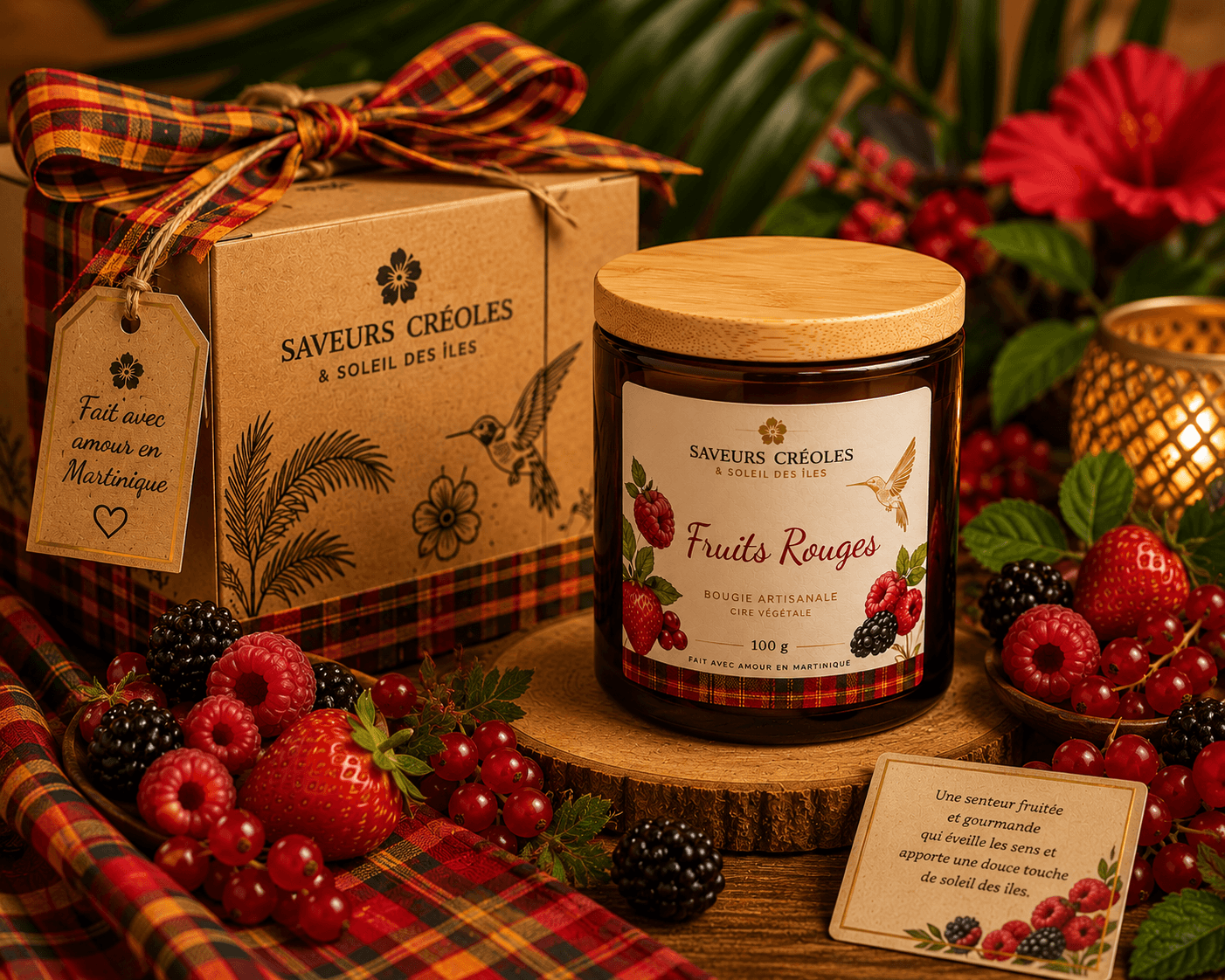 Bougie Fruits Rouges - vue 4