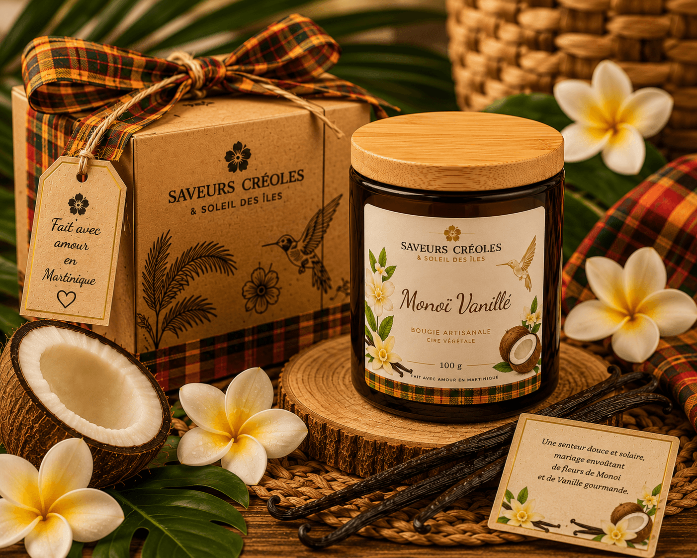 Bougie Monoï Vanille - vue 4