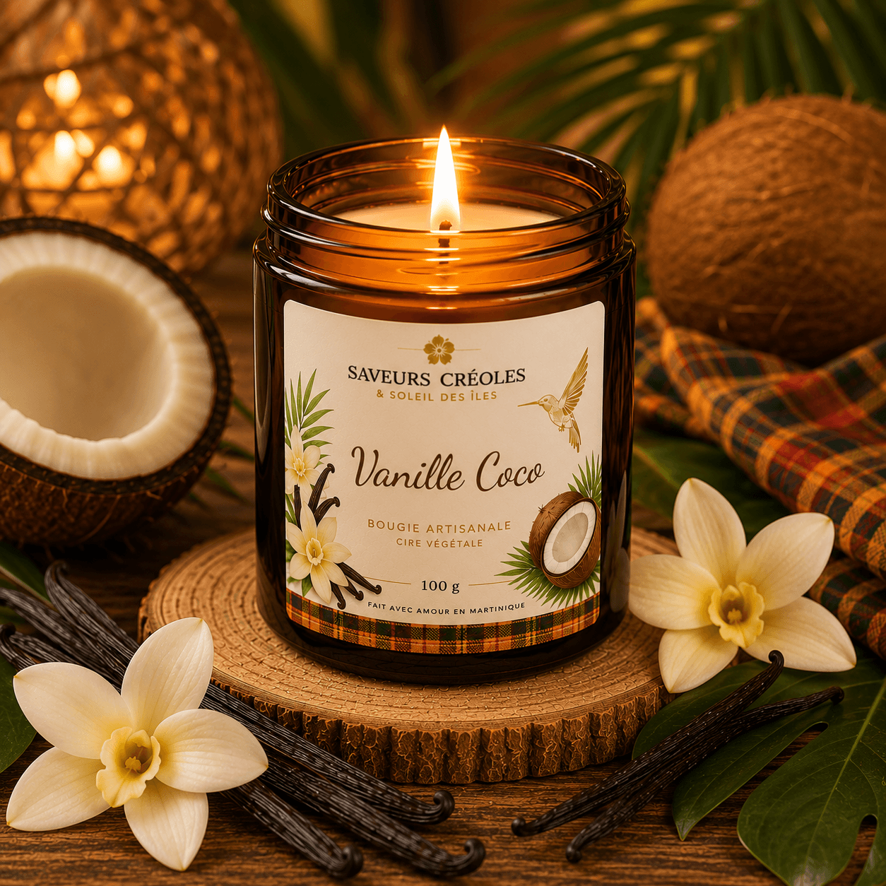 Bougie Vanille Coco - vue 2