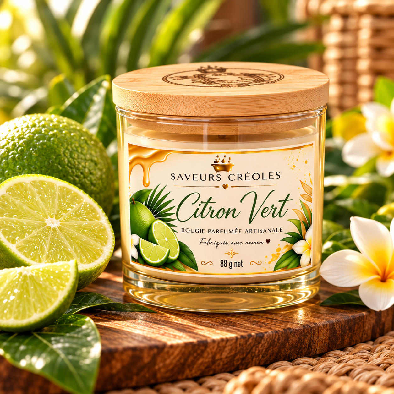 Bougie parfumée Citron Vert