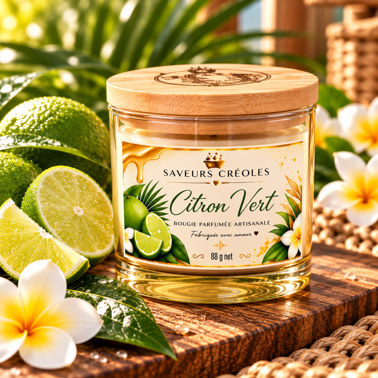 Bougie Citron Vert - vue 2