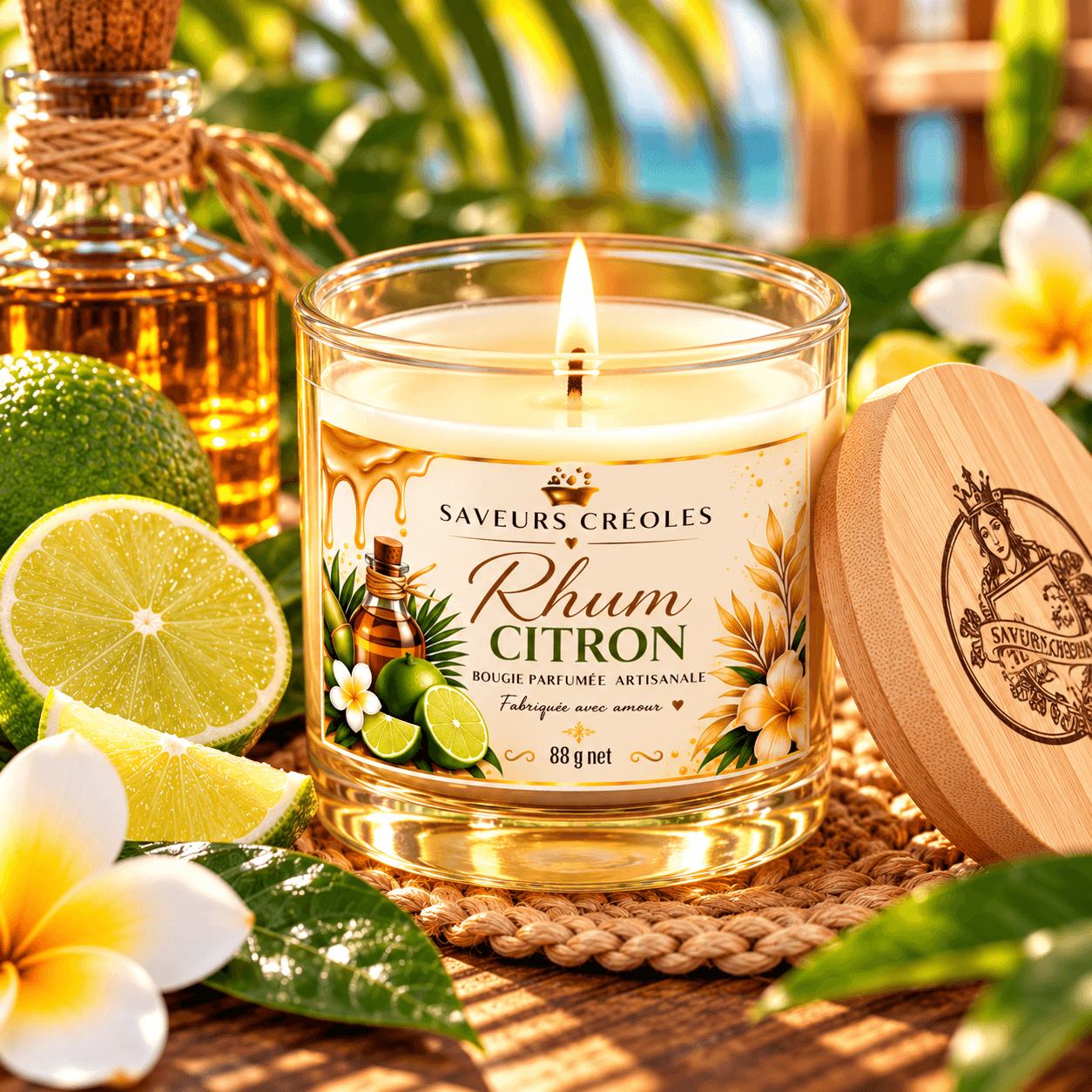 Bougie Rhum Citron - vue 3