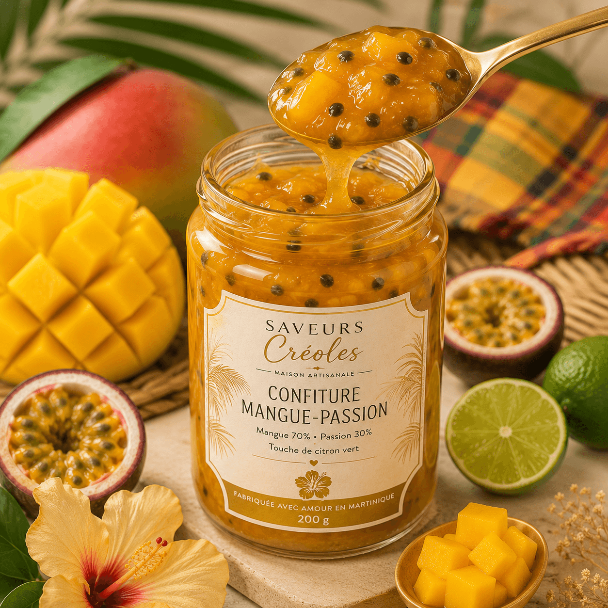 Confiture Mangue-Passion - vue 2