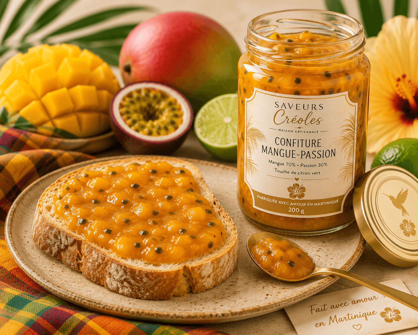 Confiture Mangue-Passion - vue 3