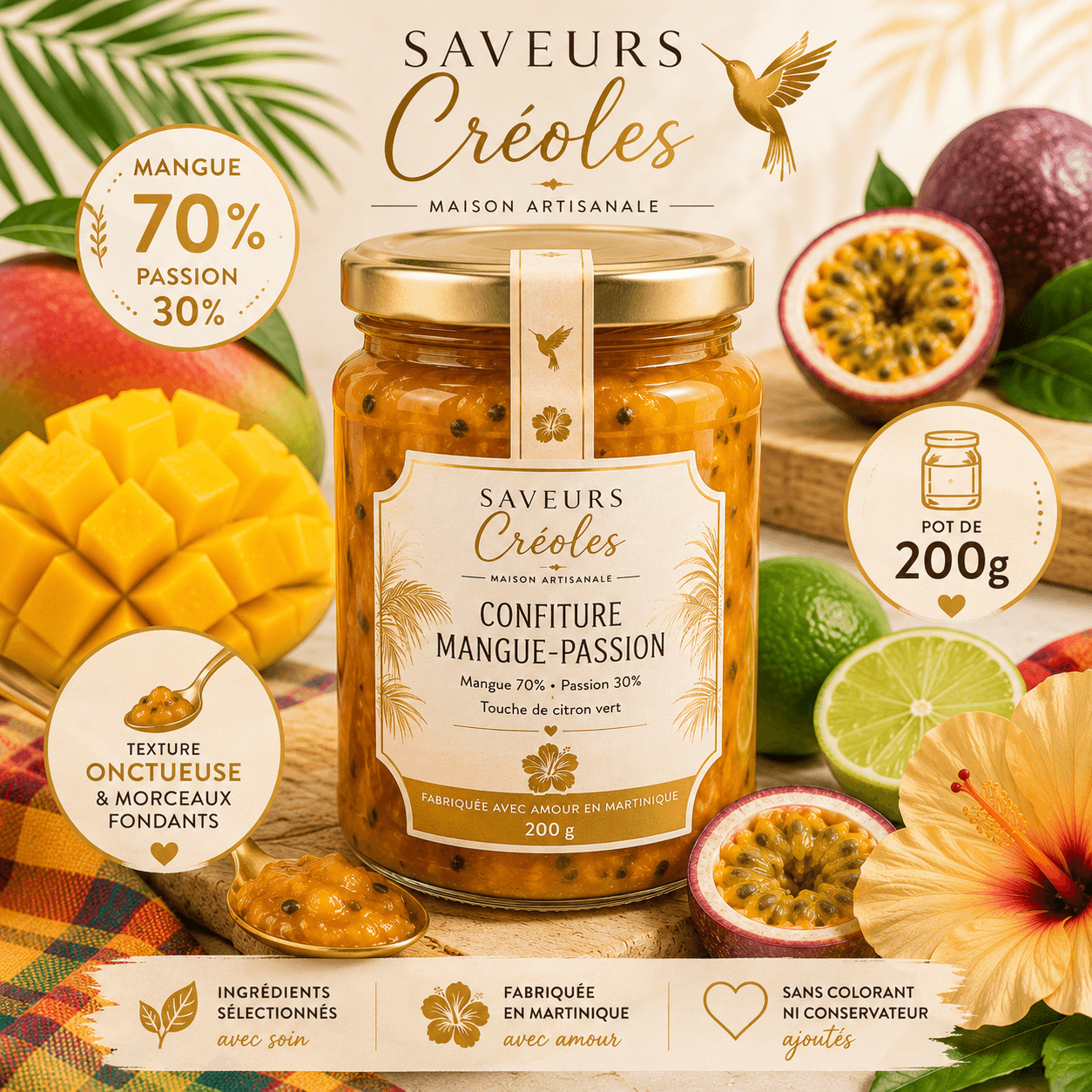 Confiture Mangue-Passion - vue 4