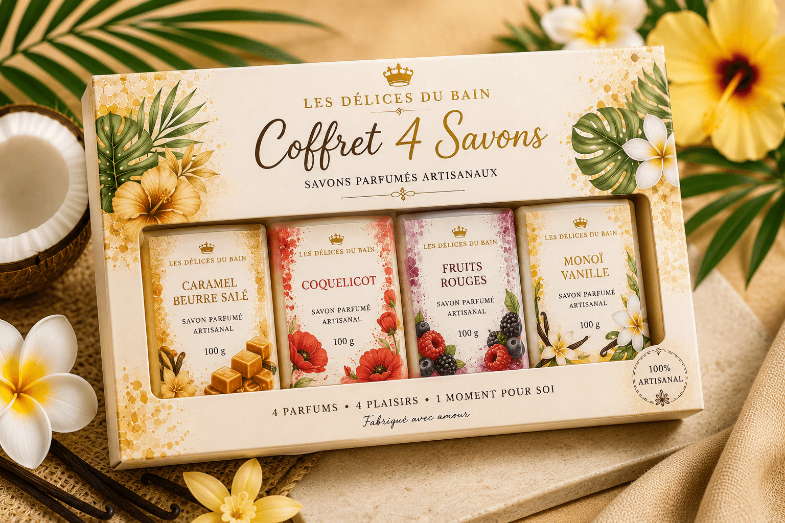 Coffret 4 Savons