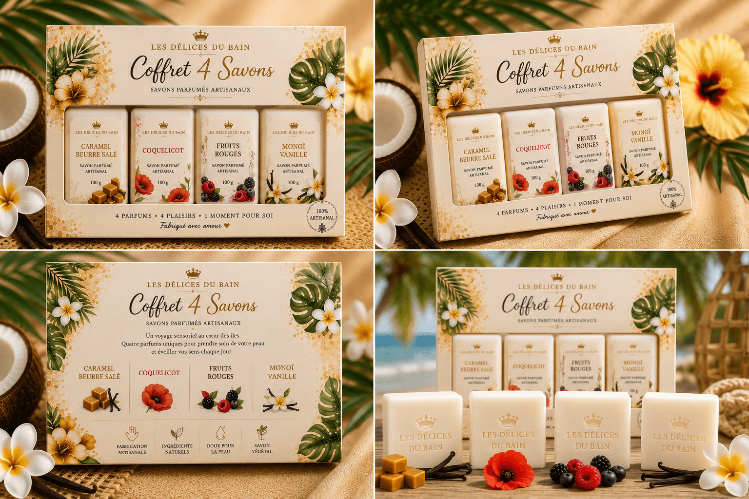 Coffret 4 Savons 4
