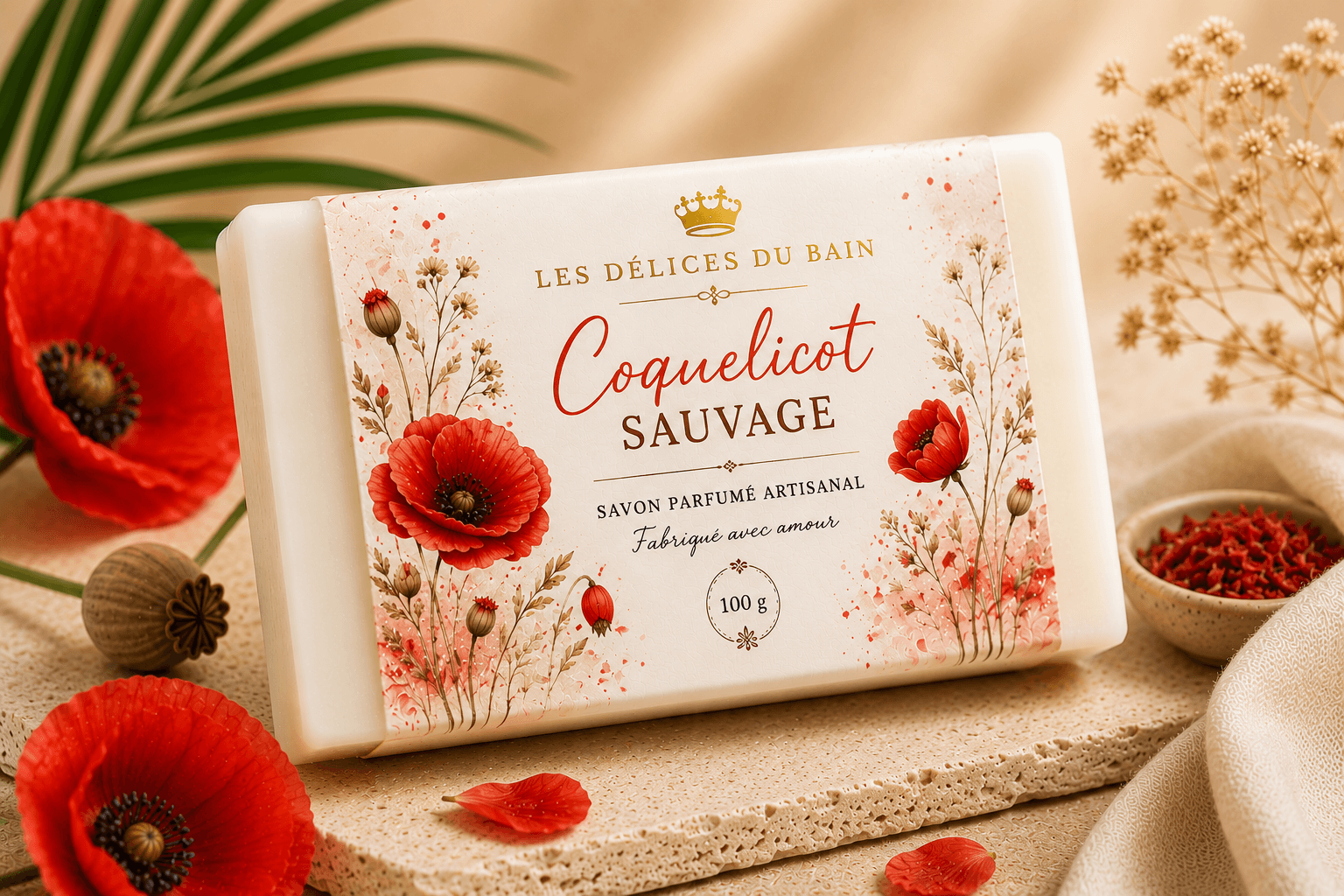 Savon Coquelicot 4