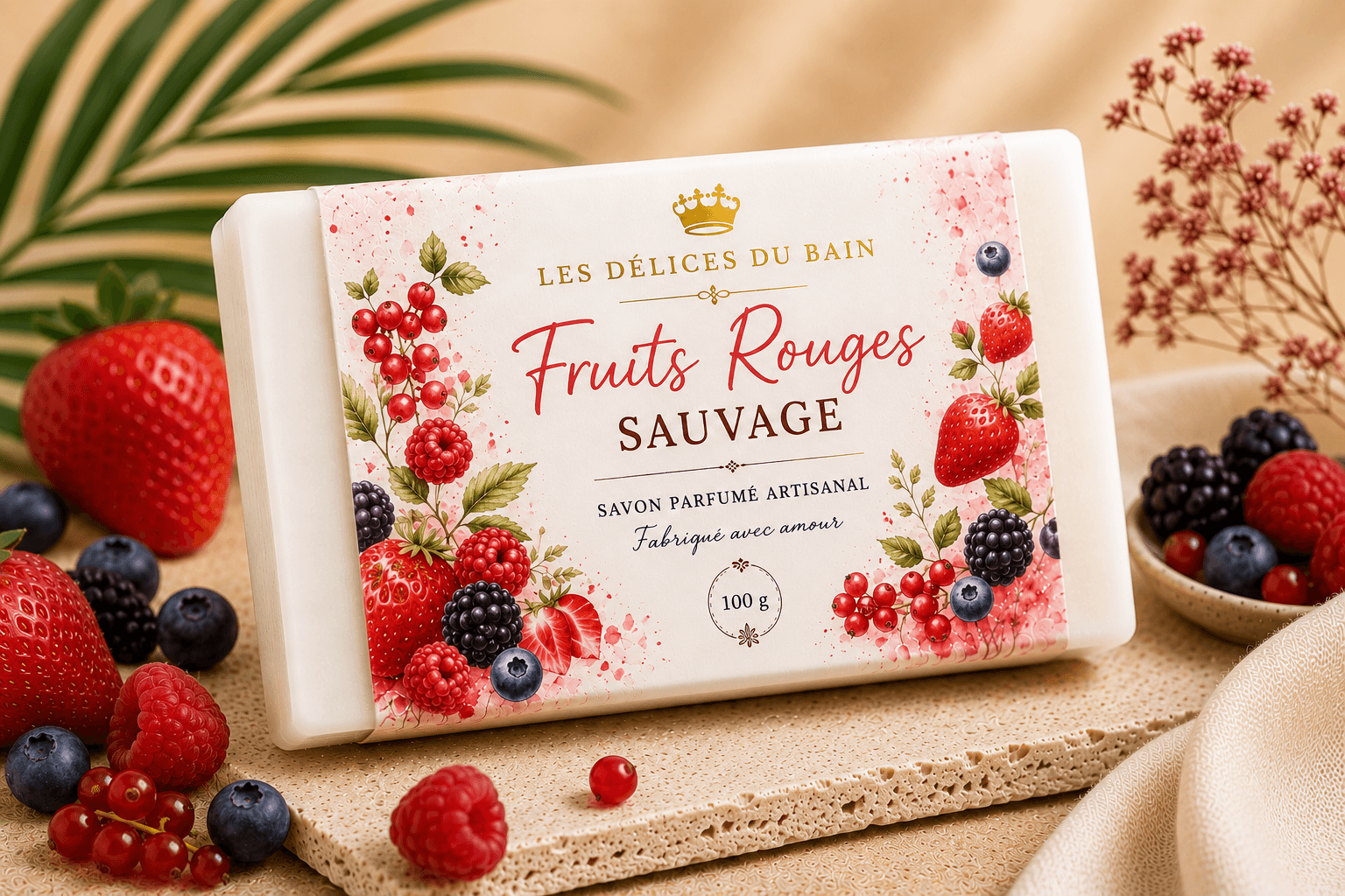 Savon Fruits Rouges 2