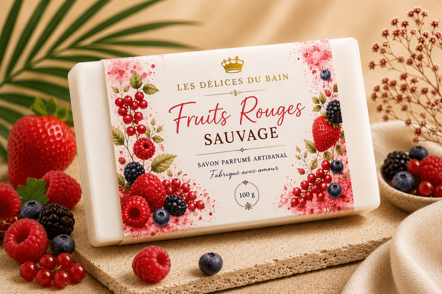 Savon Fruits Rouges 3