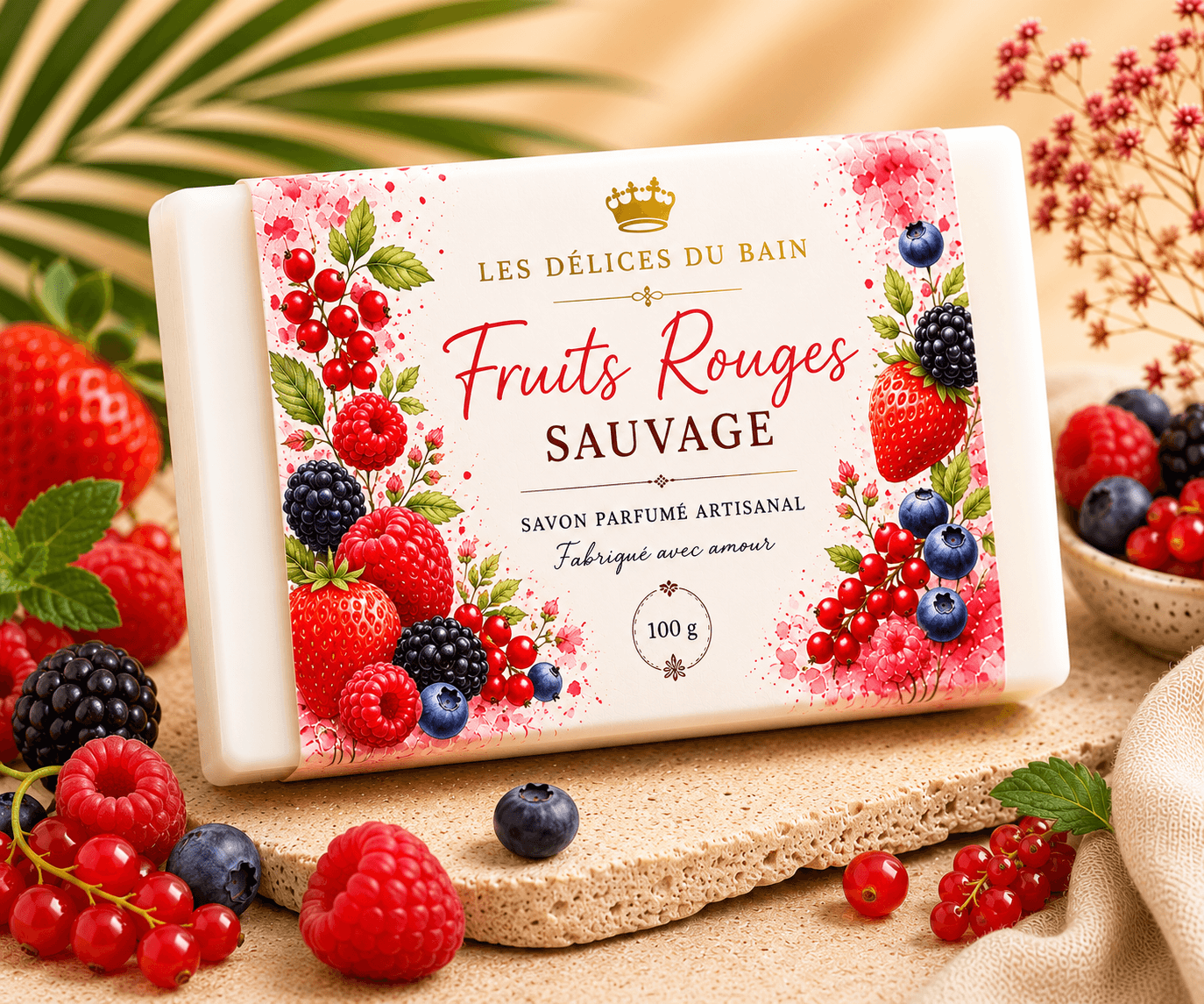Savon Fruits Rouges 4