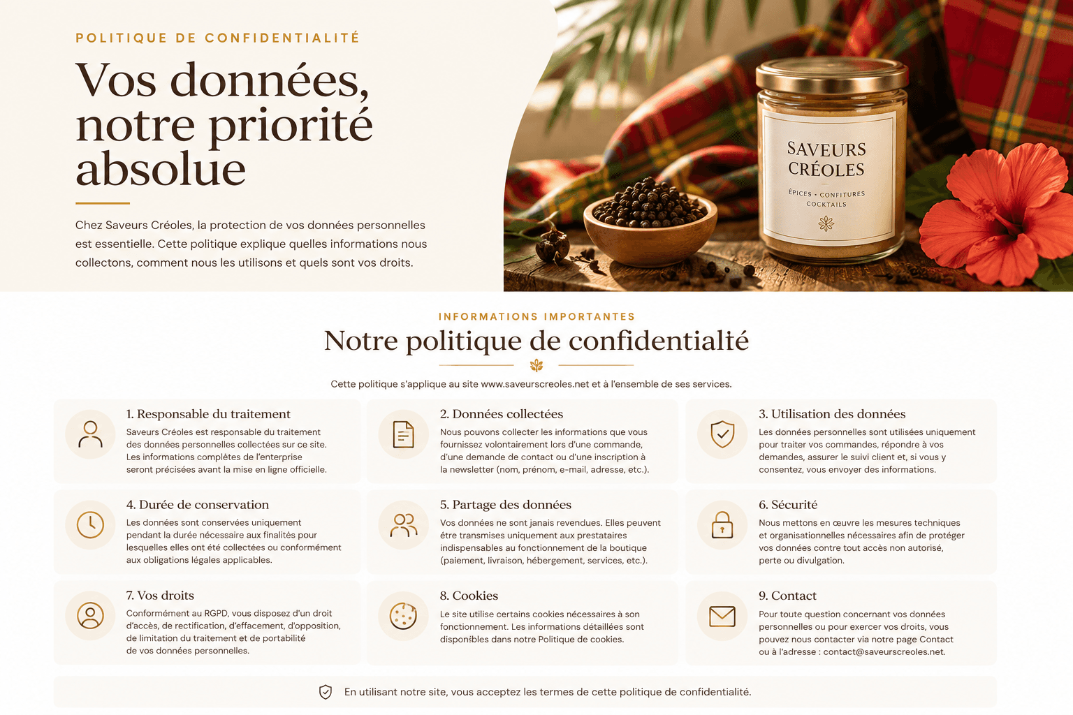 Politique de confidentialité