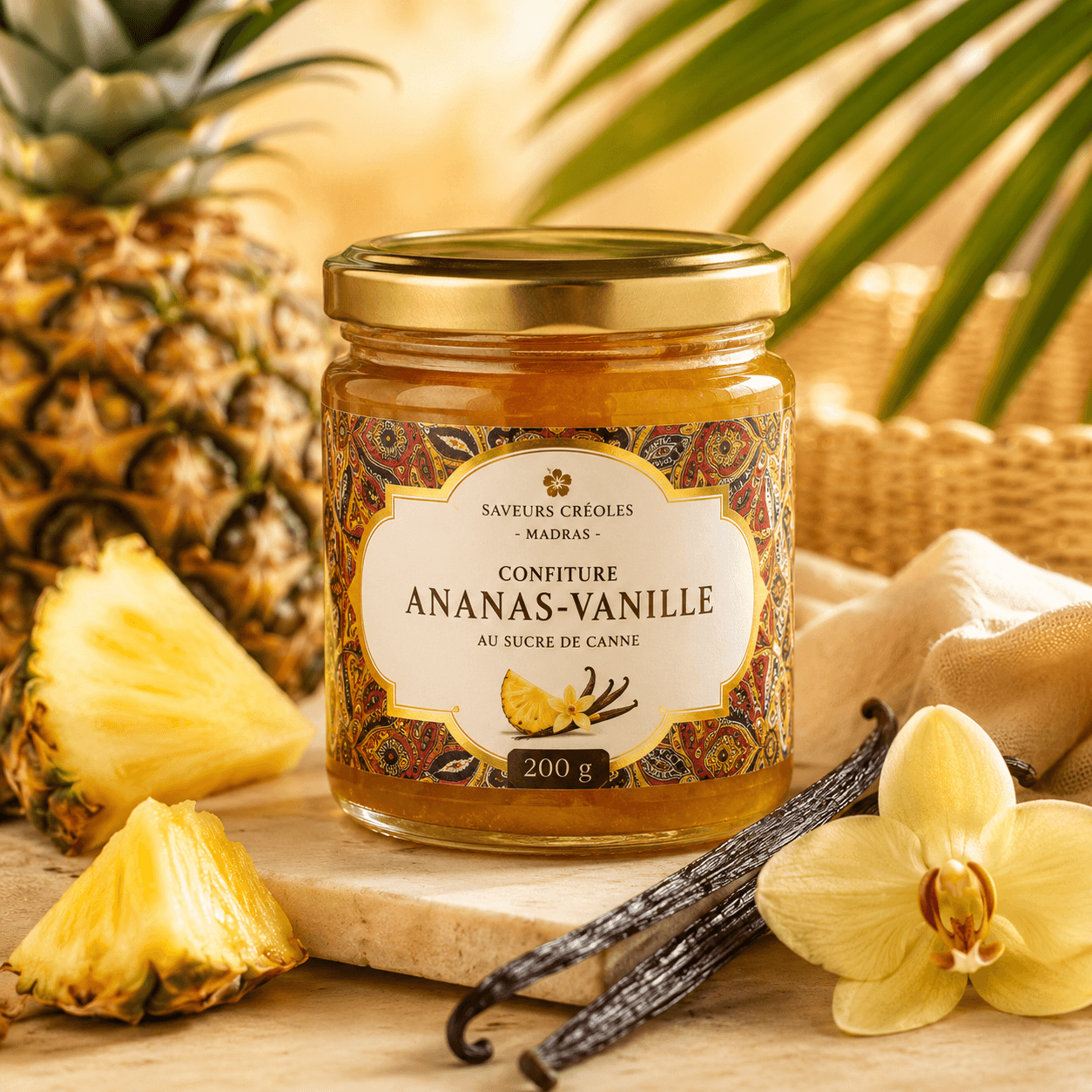 Confiture Ananas-Vanille 1