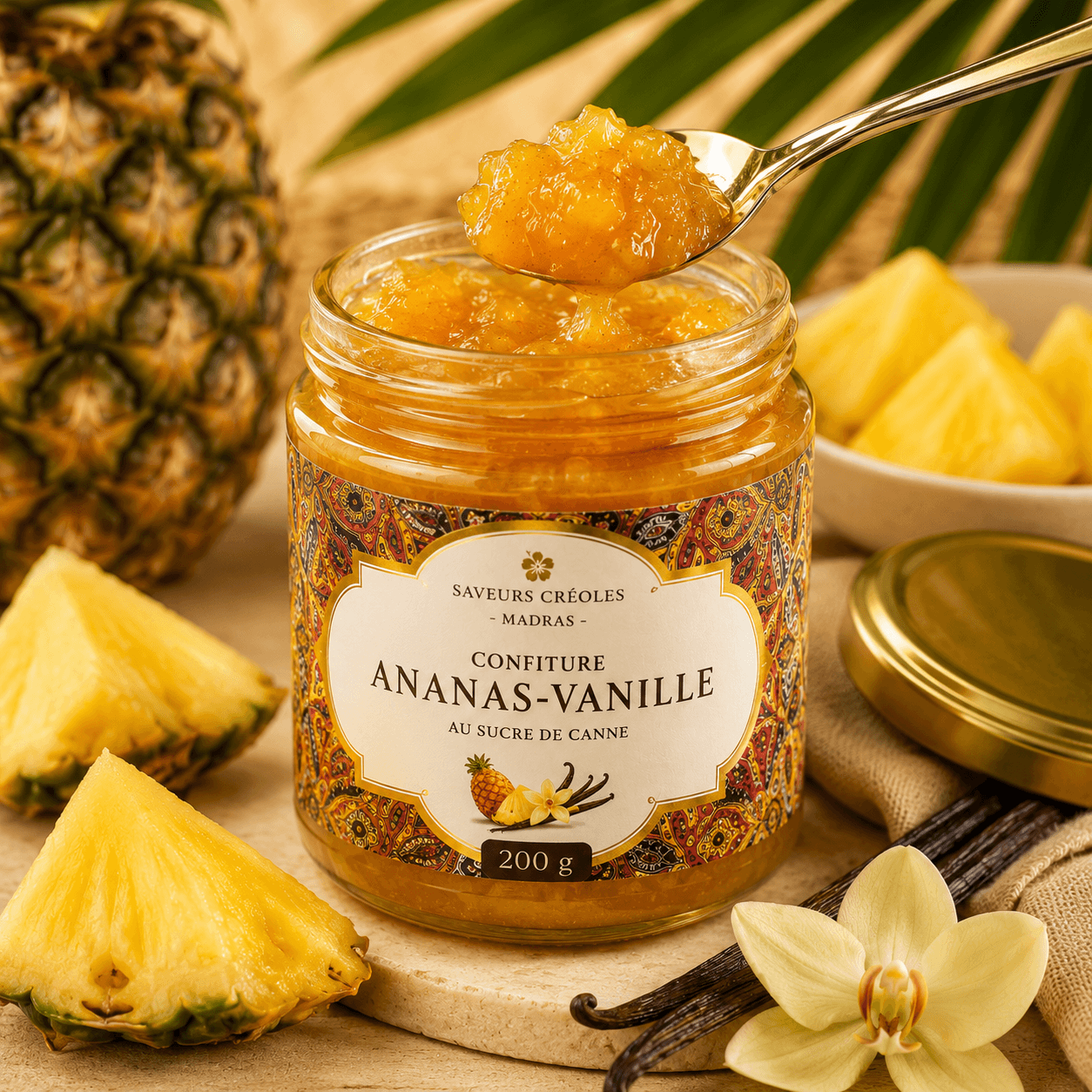 Confiture Ananas-Vanille 2