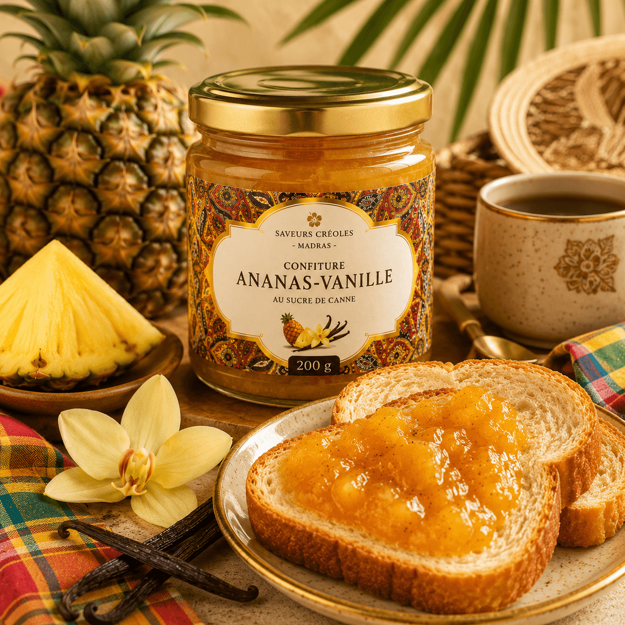 Confiture Ananas-Vanille 3