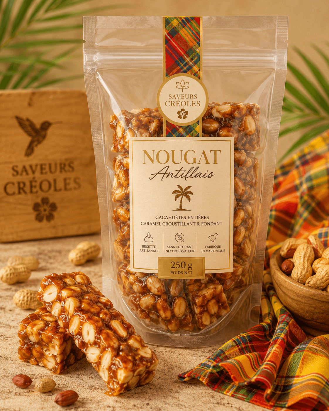 Nougat Antillais artisanal Saveurs Créoles