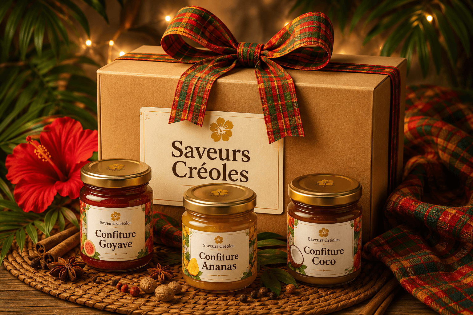 Coffrets Cadeaux - Produits artisanaux Saveurs Créoles