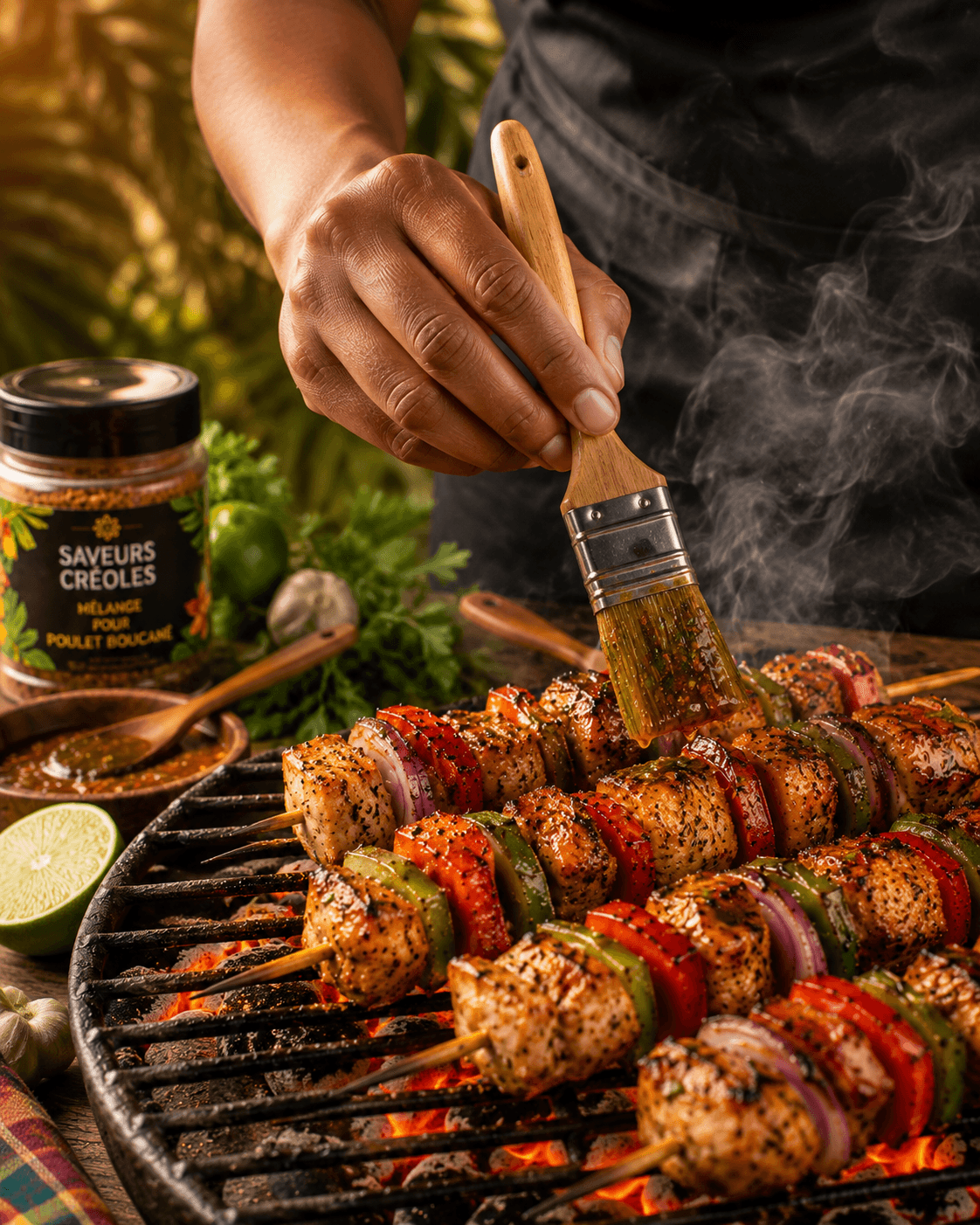 Conseil du Chef pour réussir les Brochettes Créoles