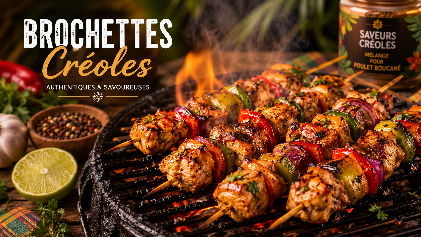 Brochettes Créoles