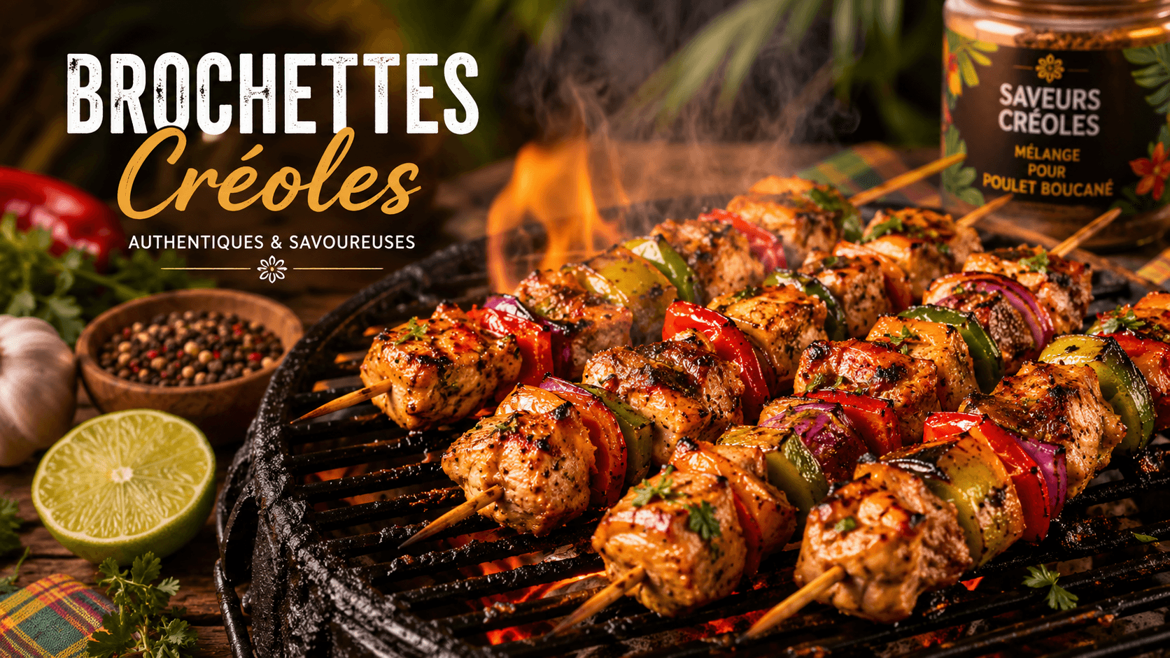 Brochettes Créoles