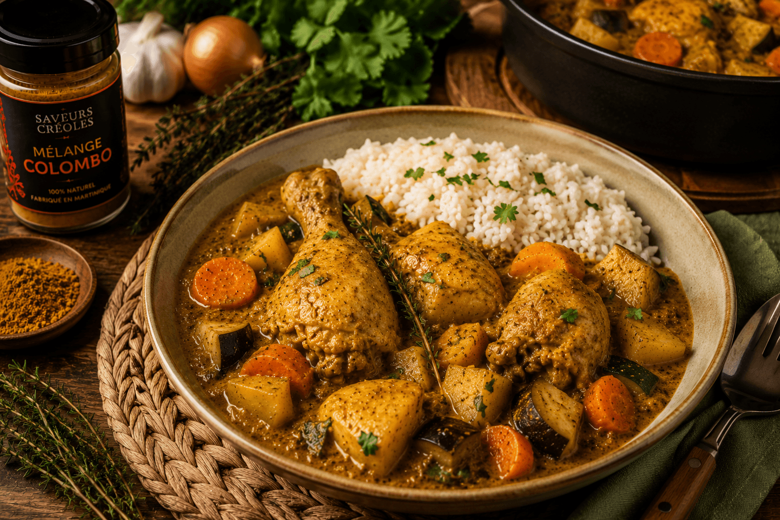 Conseil du Chef pour réussir le Colombo de Poulet