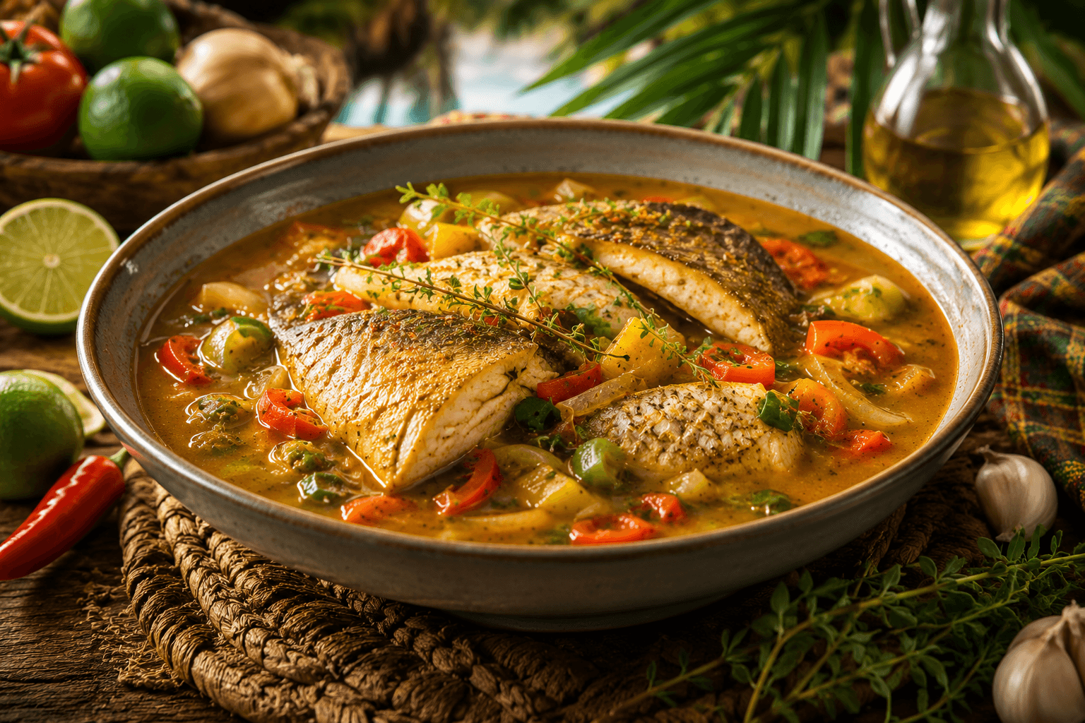Court-Bouillon de Poisson traditionnel des Antilles