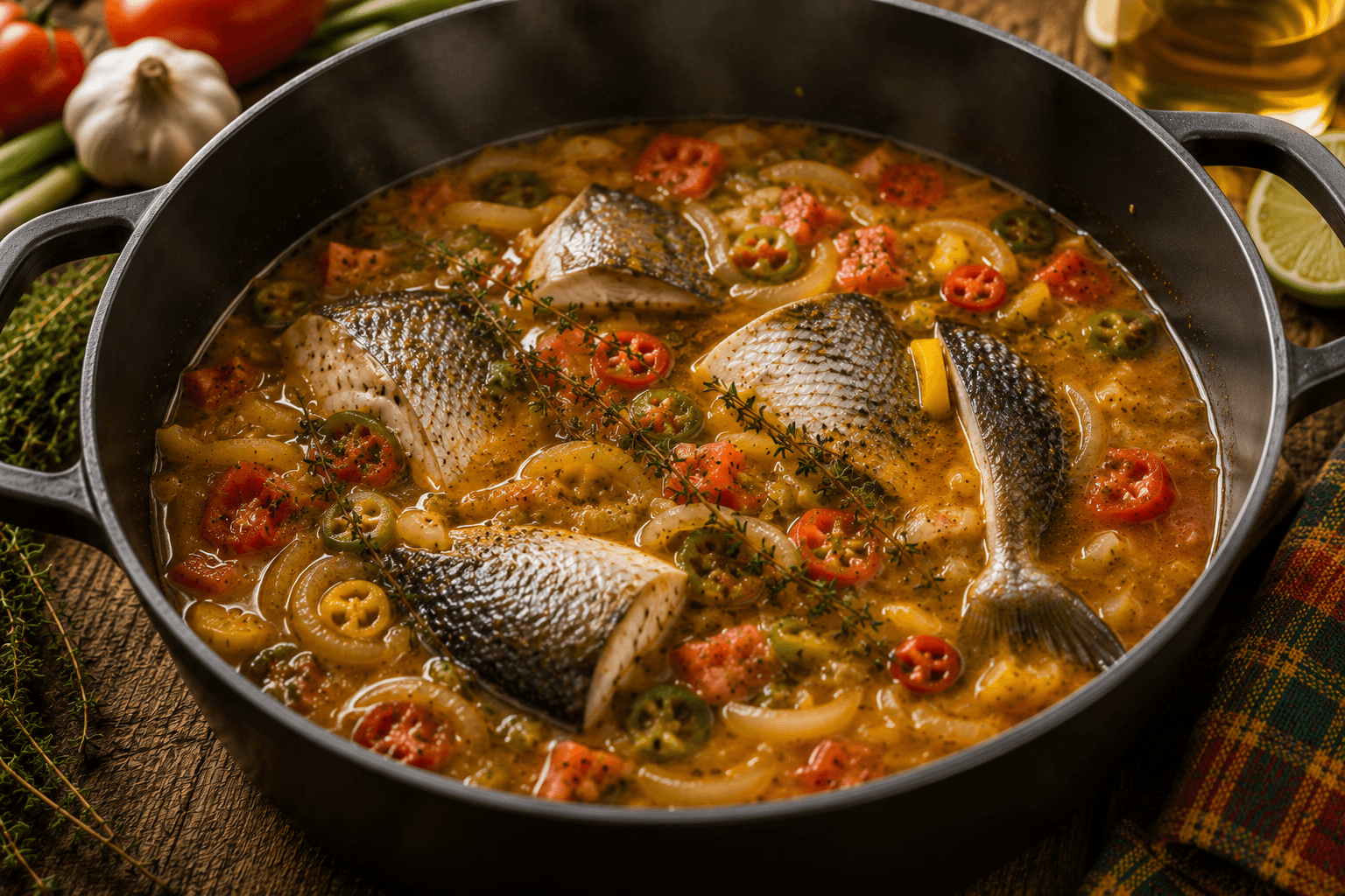 Cuisson du Court-Bouillon de Poisson
