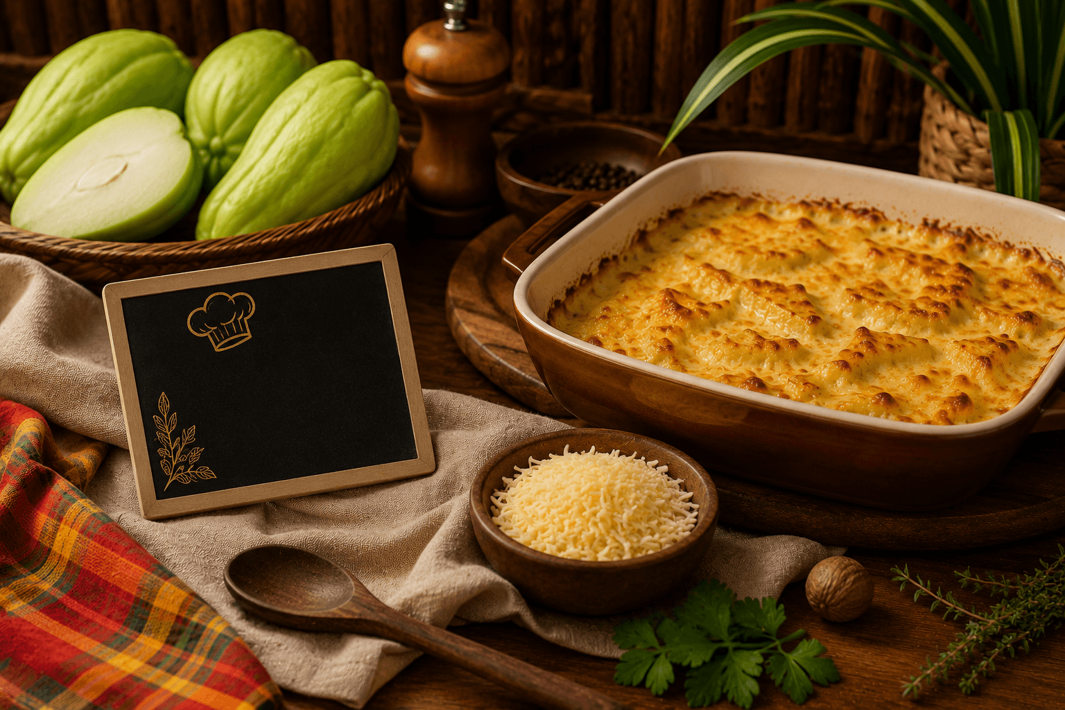 Conseil du Chef - Gratin de Christophines