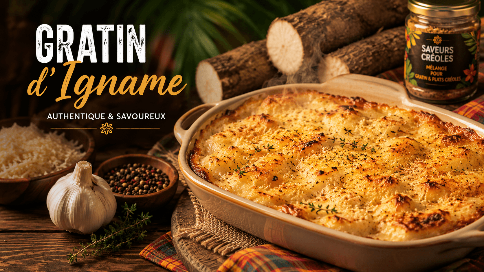 Gratin d'Igname