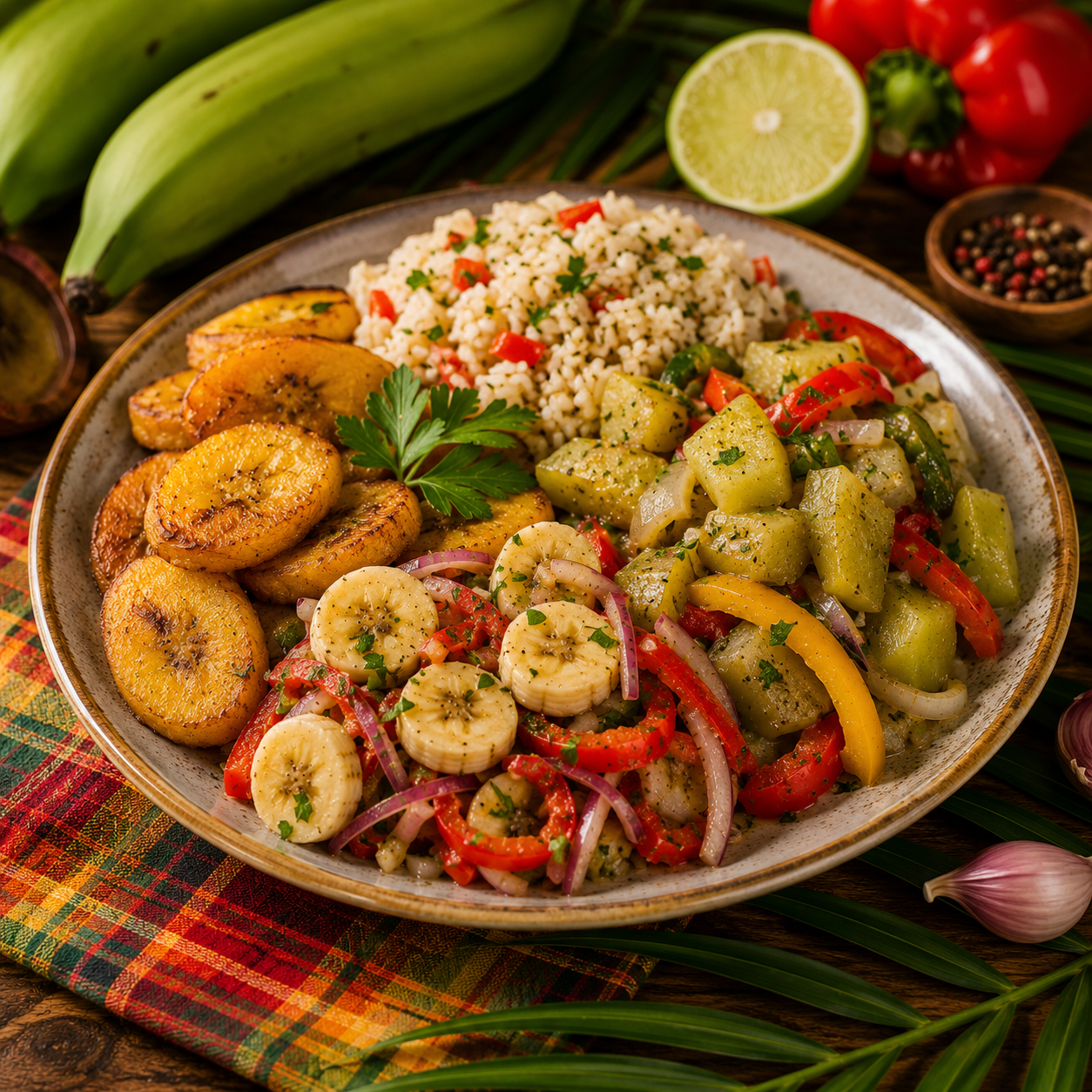 Plaisir des légumes et accompagnements créoles