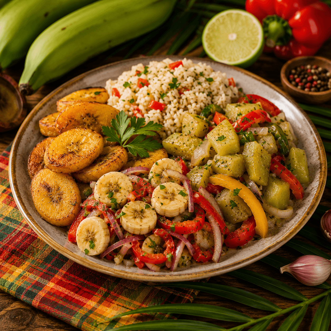Plaisir des légumes et accompagnements créoles