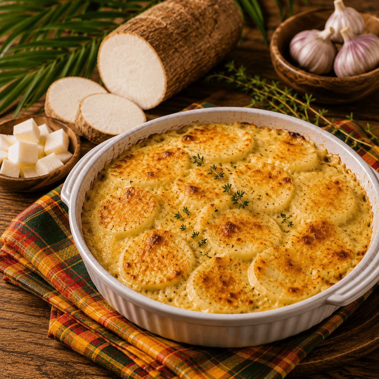 Gratin d'Igname