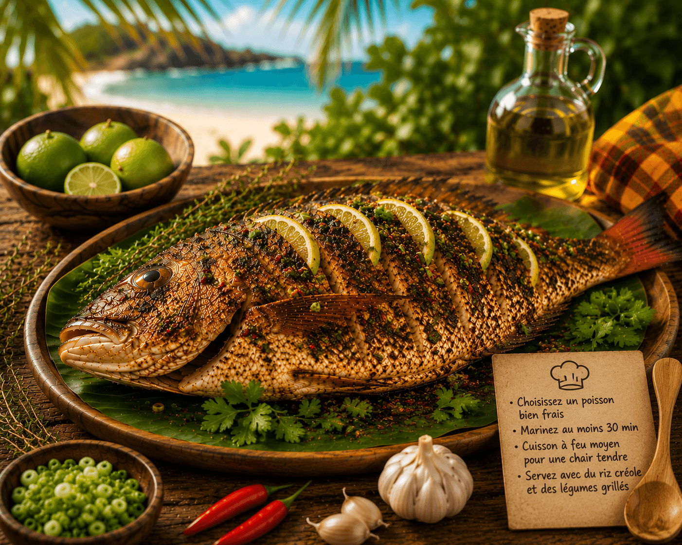 Conseil du Chef - Poisson Grillé Créole