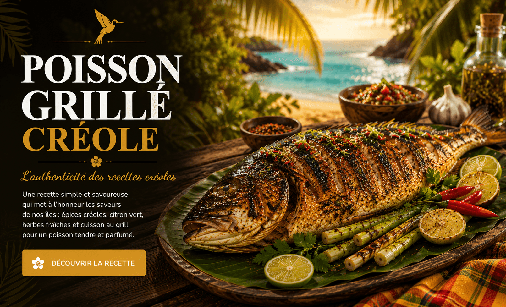 Poisson Grillé Créole