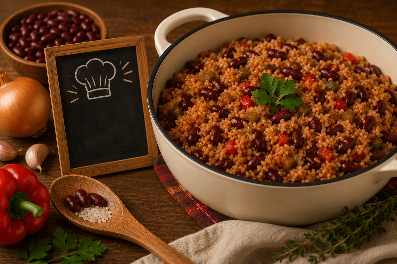 Conseil du Chef pour réussir le Riz aux Haricots Rouges