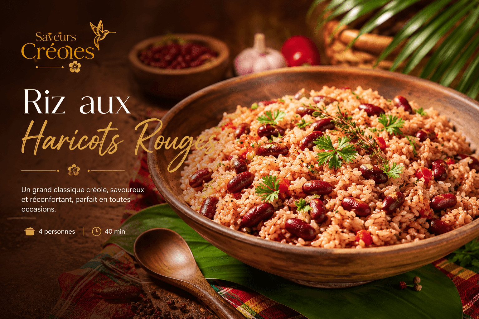 Riz aux Haricots Rouges