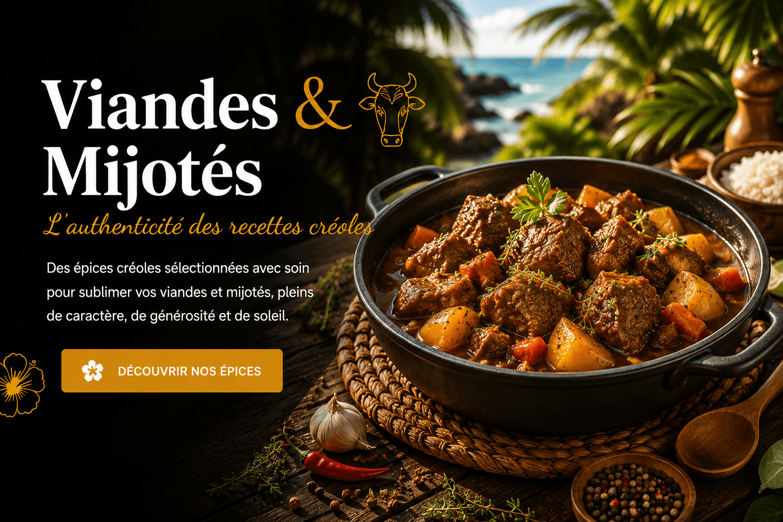 Viandes et Mijotés créoles