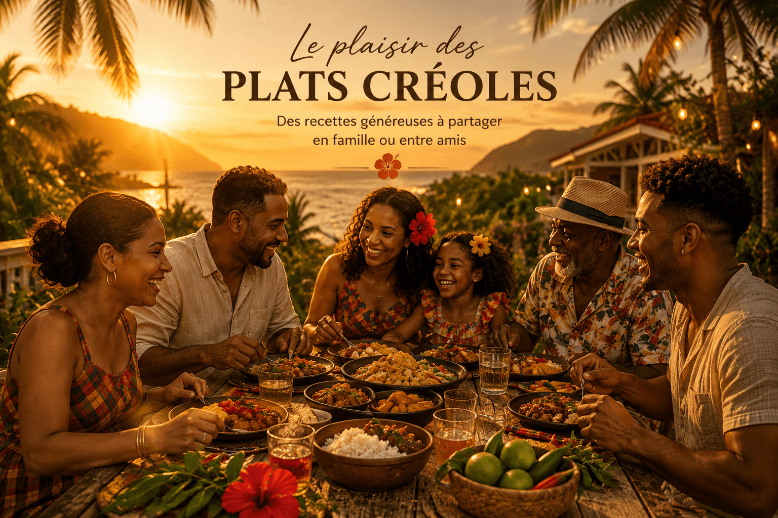 Le plaisir de partager des plats créoles