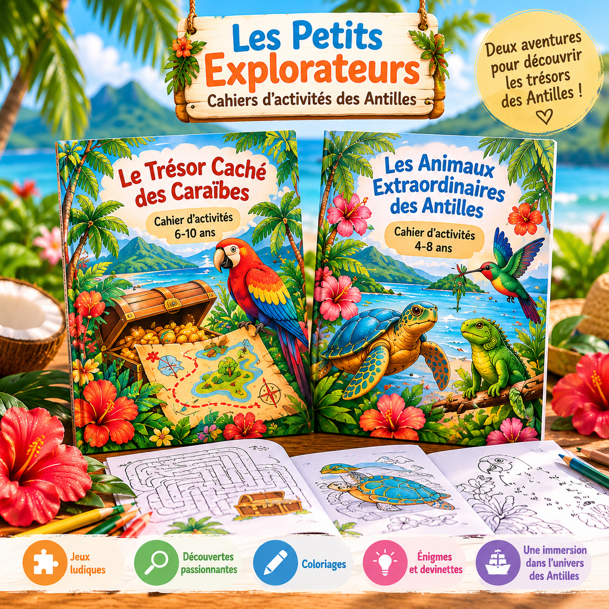 Collection Les Petits Explorateurs de Saveurs Créoles
